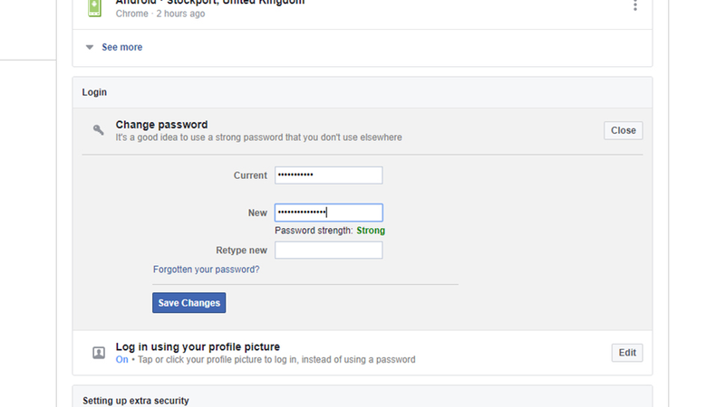 Sites will often advise you about the strength of your passwords.